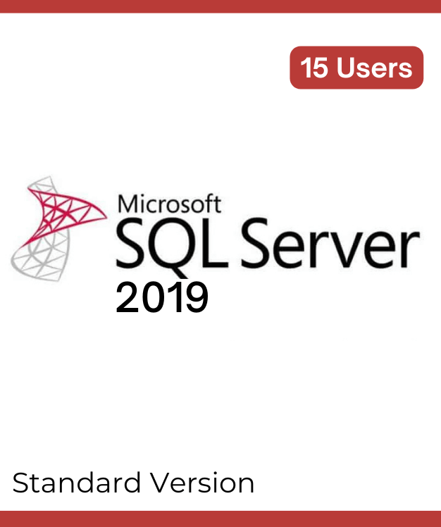 SQL Server 2019 standard License 15 users