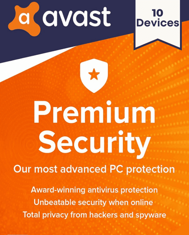 avast premuim security 10 Devices
